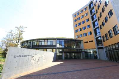 iCLA campus front entrance