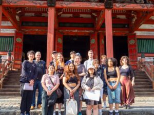 iCLA students visit local Kofu temple Kai Zenkoji Temple as part of the iEXPerience Program